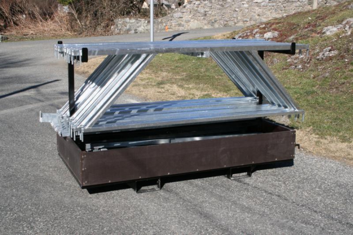 Rack de stockage pièces de podium Barotti